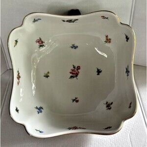 Hutschenreuther Maria Theressia Mirabelle Square Vegetable Serving Bowl 9.5”